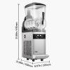 12 literes professzionális jégkása készítő gép nagy kapacitású, vendéglátóipari kivitel