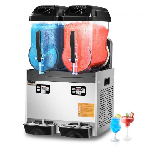 Kereskedelmi Slushy gép 12Lx2 Margarita Smoothie fagyasztott italgyártó