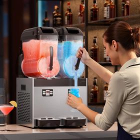   2x12 literes professzionális jégkása készítő gép  nagy teljesítmény, digitális vezérlés