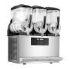 Professzionális 3 tartályos jégkása készítő gép 3x12 liter kapacitás, rozsdamentes acél kivitel, digitális vezérléssel