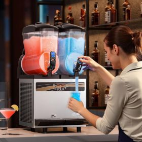   Professzionális jégkása készítő gép 2 x 15 literes 890W teljesítménnyel