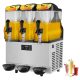 Professzionális háromtartályos jégkása készítő gép 3x12 liter 1100W teljesítménnyel, rozsdamentes acél kivitelben