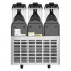Professzionális háromtartályos jégkása készítő gép 3x12 liter 1100W teljesítménnyel, rozsdamentes acél kivitelben