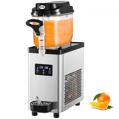 Kereskedelmi slush jéggép Rozsdamentes acél jéggép 6L Slushy gép