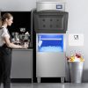 Kereskedelmi jégkészítő gép tárolóval 181 kg/nap kapacitás automatikus öntisztítás