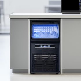   Professzionális jégkockakészítő gép LED kijelzővel 36,29 kg/nap kapacitás