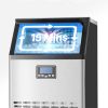 Ipari jégkockakészítő gép LED kijelzővel 54,43 kg/nap kapacitás jégkészítő gép