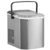 Asztali jégkészítő 11,8 kg/nap jégkockakészítő gép kanállal és kosárral