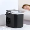 Asztali jégkészítő 11,8 kg/nap fekete jégkockakészítő gép automata öntisztítás, tartozékokkal