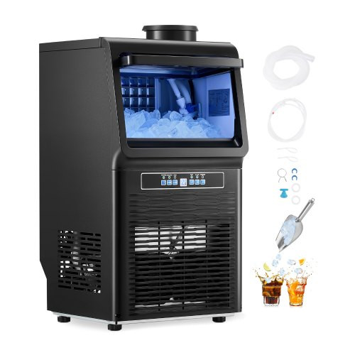 Kereskedelmi fagylaltkészítő Szabadon álló fagylaltkészítő 31.75kg/nap LED kijelző