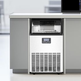   Ipari szabadonálló jégkockakészítő gép LED kijelzővel 58,97 kg/nap kapacitás jégkészítő