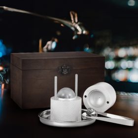   Jéggolyó forma készlet 60 mm jéggömb készítő csepegtető tálca, jégcsipesz, pohár