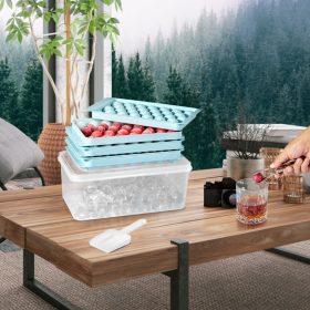   Jégkocka készítő 33 vagy 104 db/alkalom jégkocka formák két méretben 2,8 cm és 1,5 cm