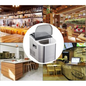   Hordozható jégkockakészítő gép jéggép 18 kg/nap kapacitás