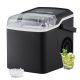 Hordozható jégkockakészítő gép 105W rozsdamentes acél 11,8 kg/nap jégkészítő 0,6 kg tárolókapacitás
