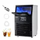 kereskedelmi jéggép, jégkockakészítő, 36 kg/nap kapacitással és 5 kg tárolóhellyel, szabadon álló és asztali rozsdamentes acél jégkockakészítő LED kijelzővel és öntisztítással otthoni bárokba és éttermekbe