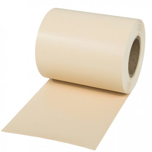 Drapp belátásgátló szalag 70 m hosszú 19 cm magas beige bézskerítésbe fűzhető szélfogó