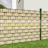 Drapp privacy tape 70 m long 19 cm high beige wind deflector that can be attached to a fence 