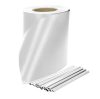 PVC plastic tape 35m long 19cm high white privacy windbreak that can be attached to a fence