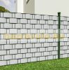 PVC plastic tape 35m long 19cm high white privacy windbreak that can be attached to a fence