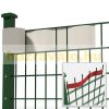 PVC plastic tape 35m long 19cm high white privacy windbreak that can be attached to a fence