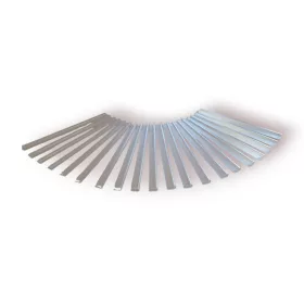   Kerítésbe fűzhető PVC műanyag szalaghoz áttetsző színben 20 darab tartalék rögzítő klipsz 19cm magas belátásgátló szélfogóhoz