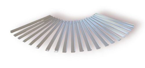 Kerítésbe fűzhető PVC műanyag szalaghoz áttetsző színben 20 darab tartalék rögzítő klipsz 19cm magas belátásgátló szélfogóhoz
