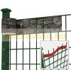 Keritésbe fűzhető PVC műanyag szalag 70m hosszú 19cm magas tört köves világos belátásgátló szélfogó