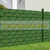 Anti-sight tape 35 m long 19 cm high hedge pattern leaf-pattern fence windbreak