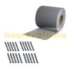 PVC plastic tape 35 m long 19 cm high gray privacy windbreak that can be attached to a fence