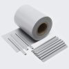 PVC plastic tape 35 m long 19 cm high light gray privacy windbreak that can be attached to a fence