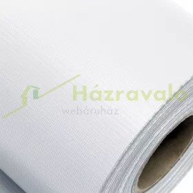   Kerítésbe fűzhető PVC műanyag szalag 70 méter hosszú 19 cm magas világos szürke belátásgátló szélfogó
