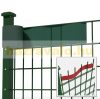 PVC plastic tape that can be attached to a fence, 35 m long, 19 cm wide, green anti-see-through wind deflector cover