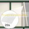 PVC plastic cover tape that can be attached to a fence, 70 m long, 19 cm wide, green anti-view wind deflector 