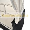 Polirattan sofa three-seater sunbed with awning black-beige