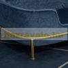 Dog bed pet sofa blue 63x43x24 cm luxury dog ​​bed bed modern design 