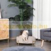 Dog bed pet sofa luxury dog ​​bed bed for cats modern design beige 64x40x24 cm