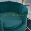 Dog bed pet sofa green luxury dog ​​bed 65x64x37 cm round bed 