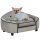 Dog bed pet sofa luxury dog ​​bed bed modern design gray 66x45x35 cm