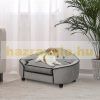Dog bed pet sofa luxury dog ​​bed bed modern design gray 66x45x35 cm