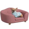 Dog bed pet sofa pink 70x47x30 cm luxury dog ​​bed bed modern design 