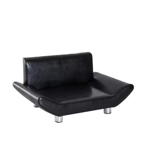 Kutyafekhely kisállat kanapé műbőr 71x44x35 cm luxus kutyaágy fekvőhely modern design