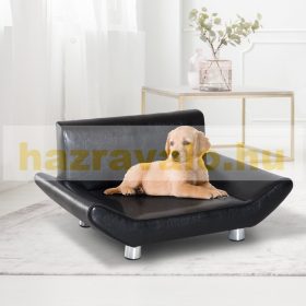   Kutyafekhely kisállat kanapé műbőr 71x44x35 cm luxus kutyaágy fekvőhely modern design 