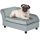 Dog bed pet sofa luxury dog ​​bed 76x45x41 cm bed light gray storage box