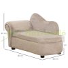 Dog bed pet sofa beige luxury dog ​​bed 80x40x46 cm sleeping place dropped storage space
