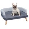 Dog bed pet sofa luxury dog ​​bed 86.5x61x36 cm couch with backrest