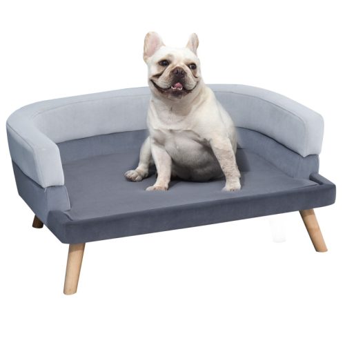 Dog bed pet sofa luxury dog ​​bed 86.5x61x36 cm couch with backrest