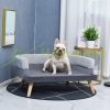 Dog bed pet sofa luxury dog ​​bed 86.5x61x36 cm couch with backrest