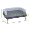 Dog bed pet sofa luxury dog ​​bed 86.5x61x36 cm couch with backrest