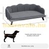 Dog bed pet sofa luxury dog ​​bed bed modern design gray 98x60x35 cm